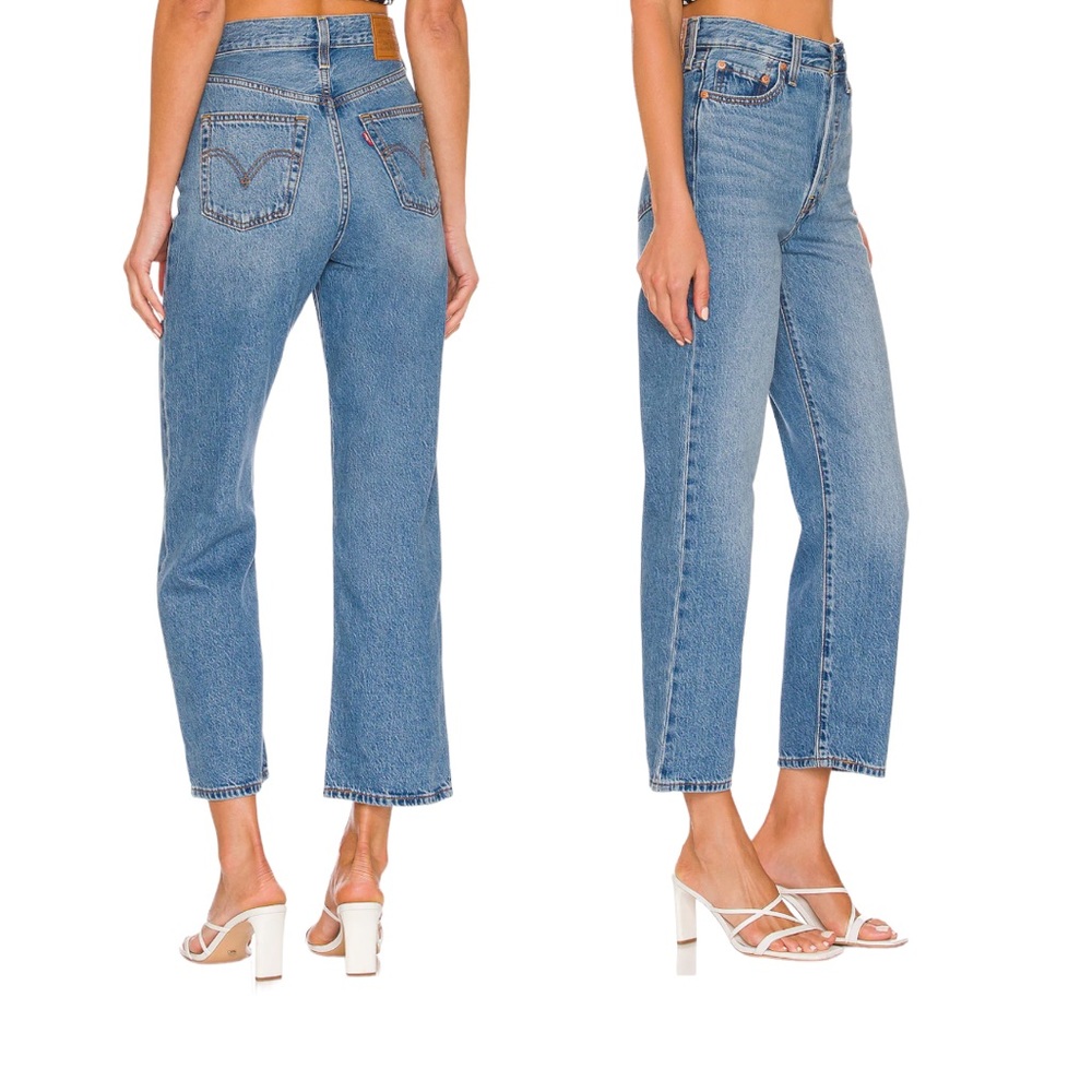 LEVI’S Ribcage High Rise Straight
